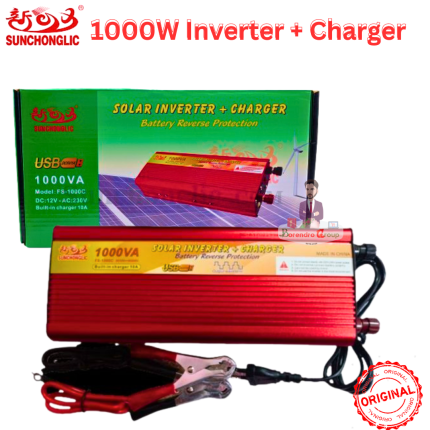 1000W inverter with battery charger