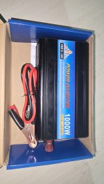 1000W INVERTER / 12V DC To 220V AC Output Power Supply Inverter With 2Pcs Battery Cables Clips - Image 8